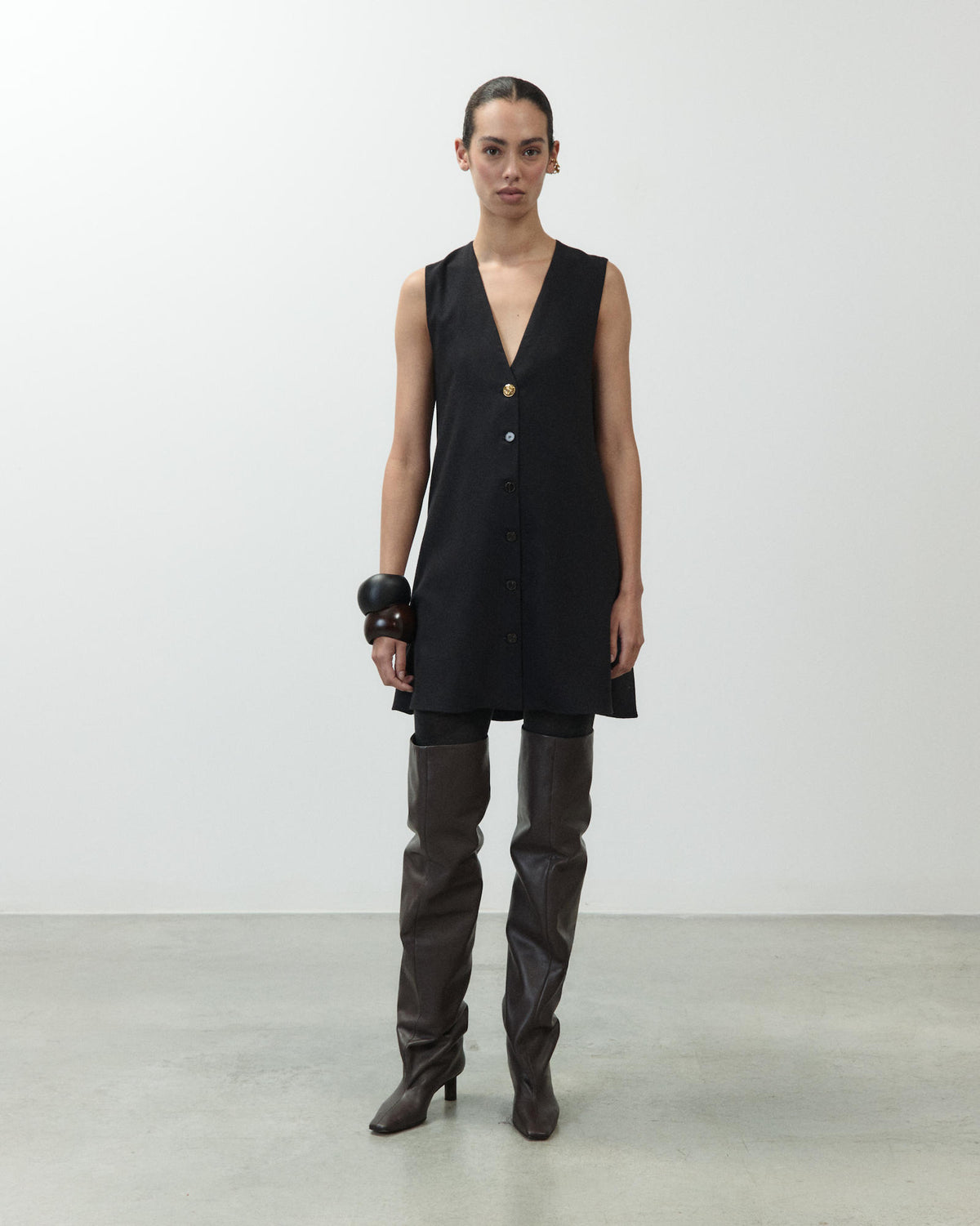 MINI ABITO GILET IN LANA