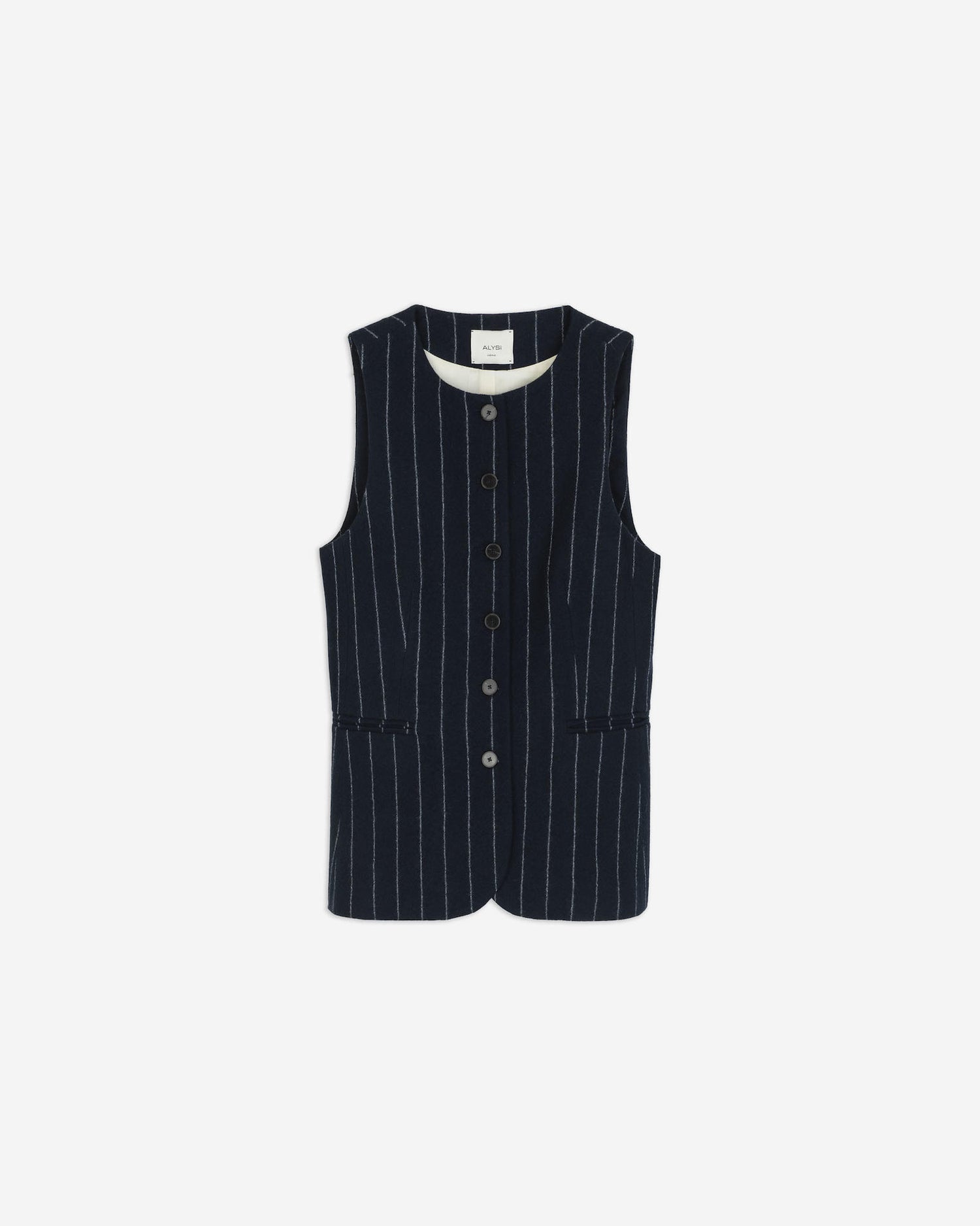 GILET SLIM GESSATO