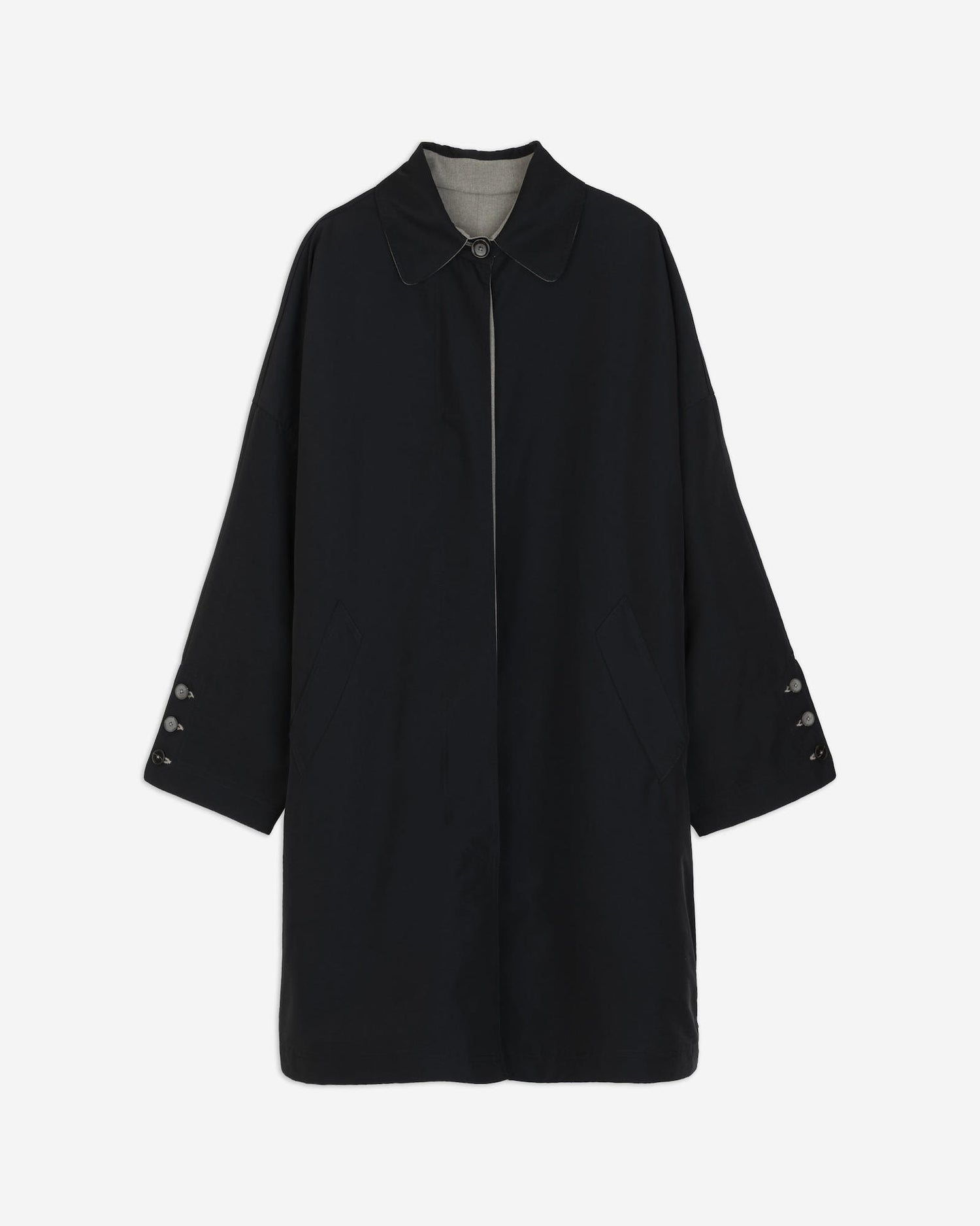 TRENCH IN NYLON e FLANELLA