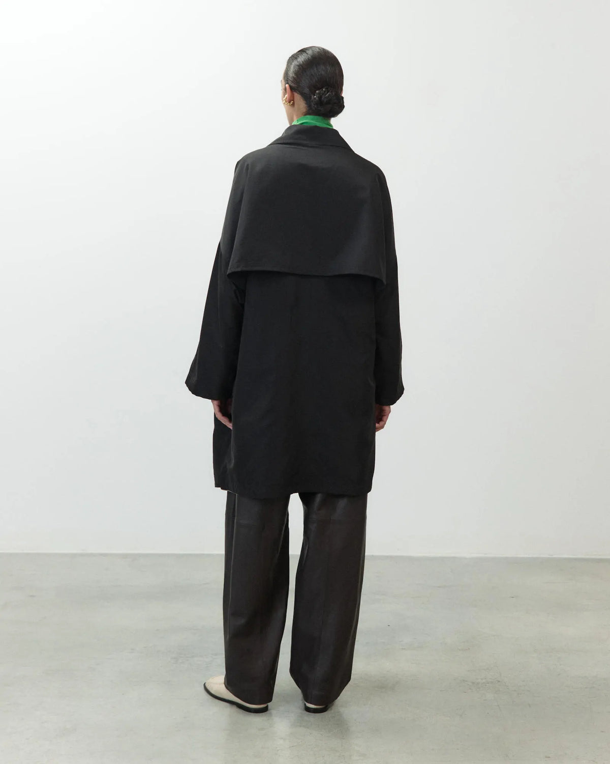 TRENCH IN NYLON e FLANELLA