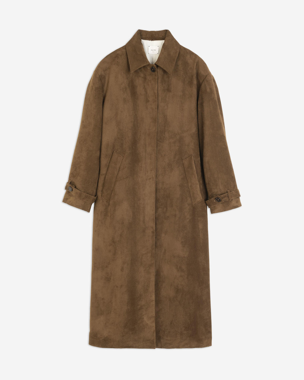 TRENCH EFFETTO CAMOSCIO