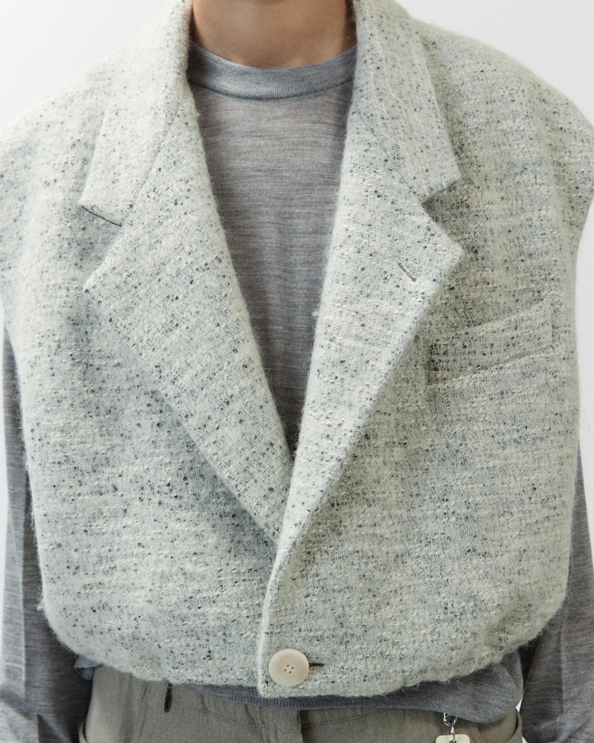 GILET CORTO BOUCLÈ