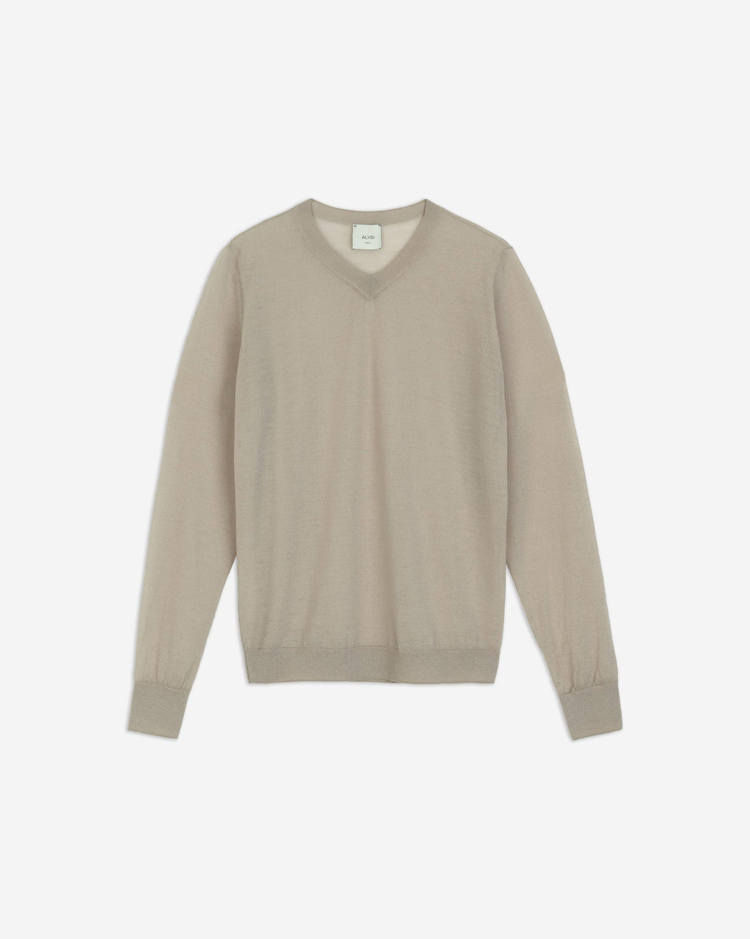 MAGLIA SCOLLO A V LIGHT WOOL