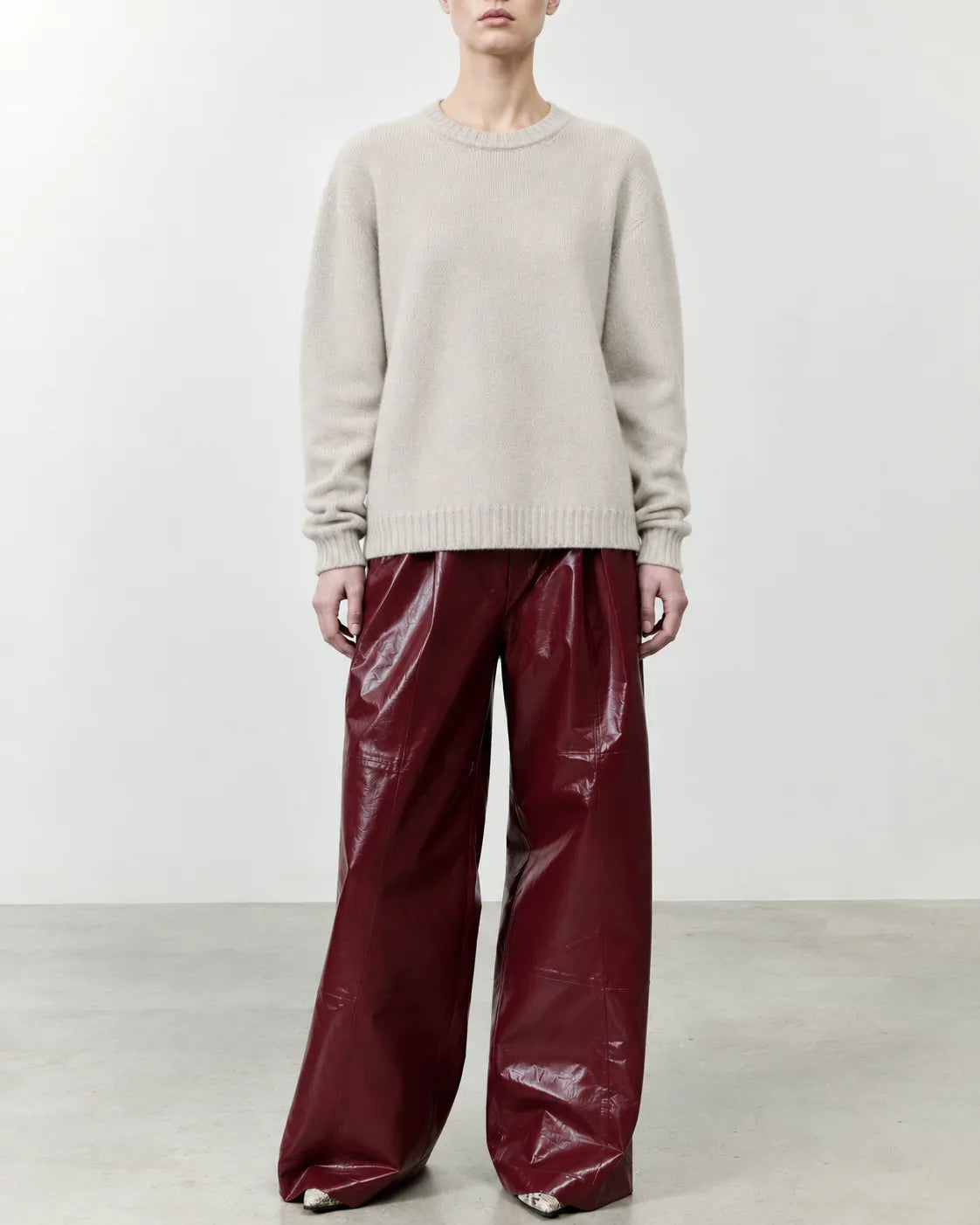 PULLOVER GIROCOLLO CACHEMIRE