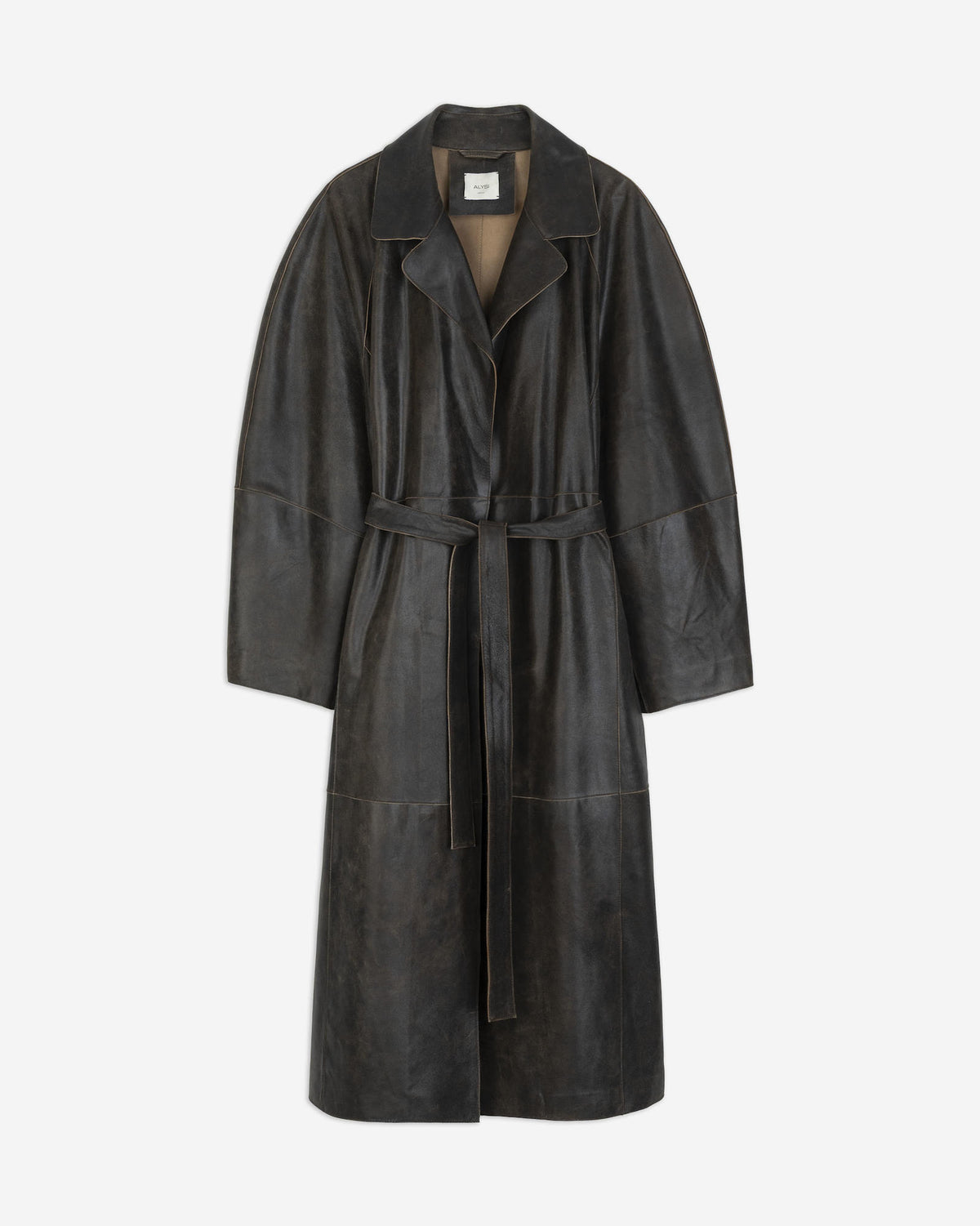 CAPPOTTO LUNGO IN PELLE