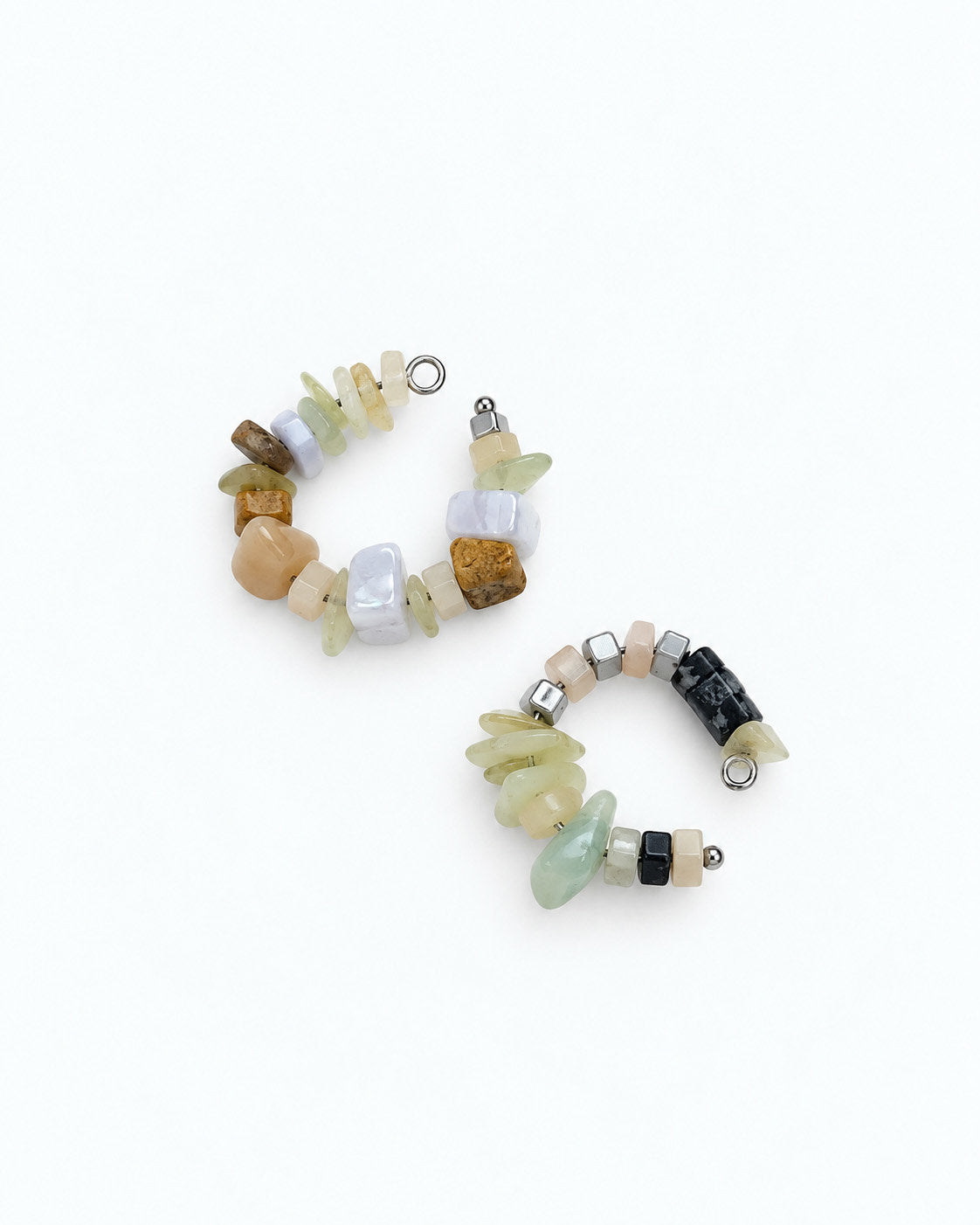 earcuff con pietre naturali