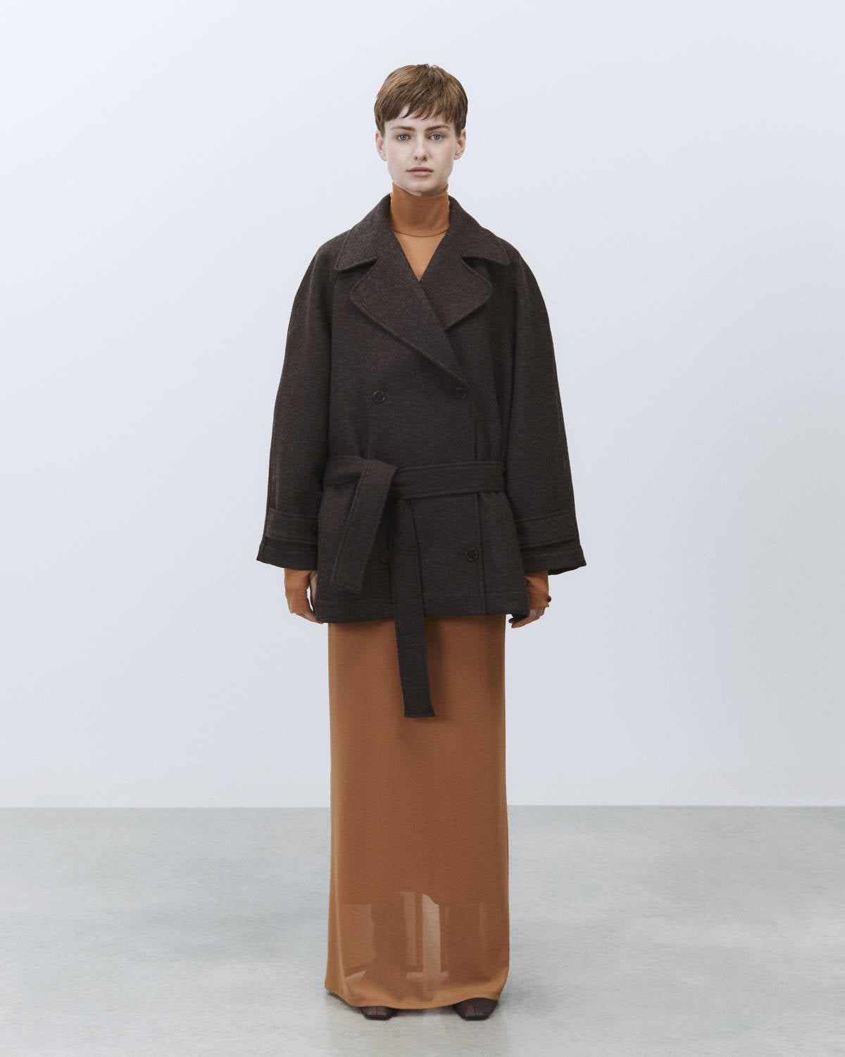 TRENCH COAT IN LANA
