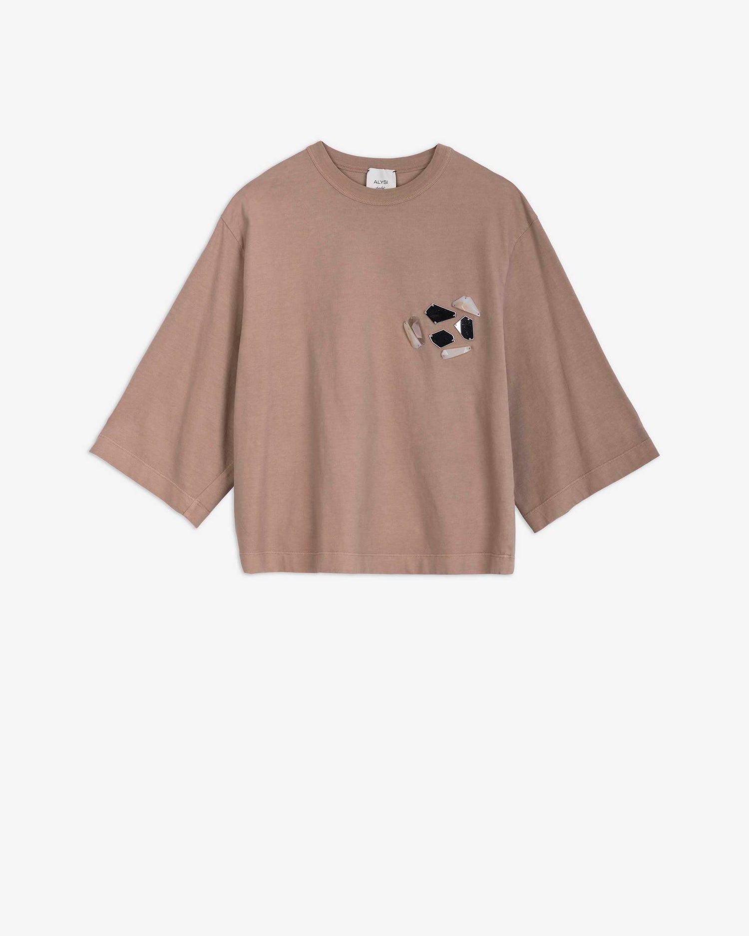 T-SHIRT BOXY RICAMO