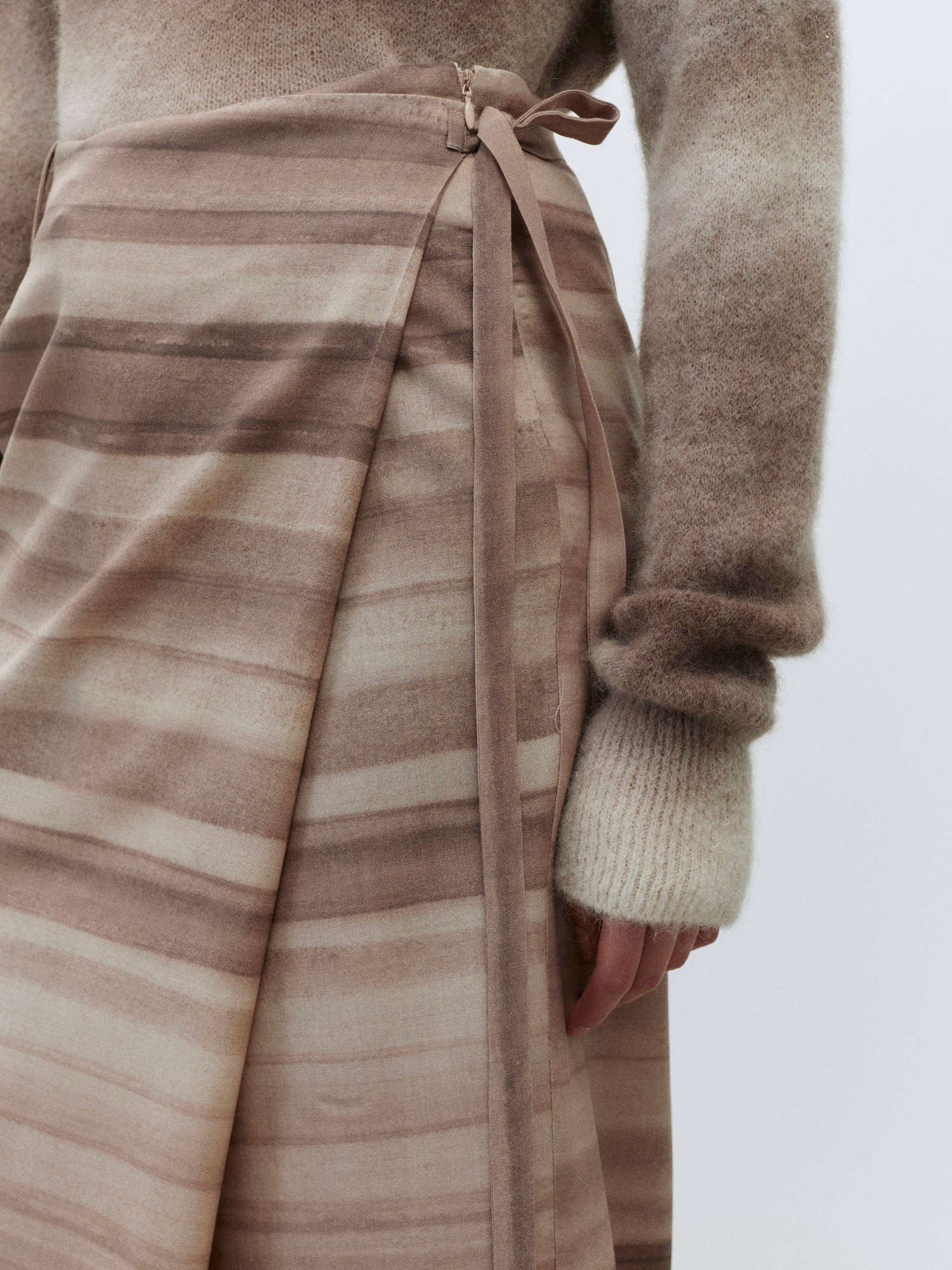 SHADE PRINT WALLET SKIRT