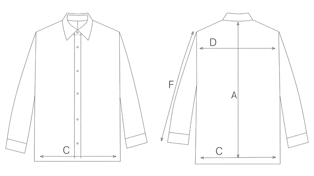 Guida misure CAMICIA CROPPED IN SETA