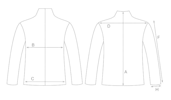Guida misure TOP IN VISCOSA CON BOTTONI