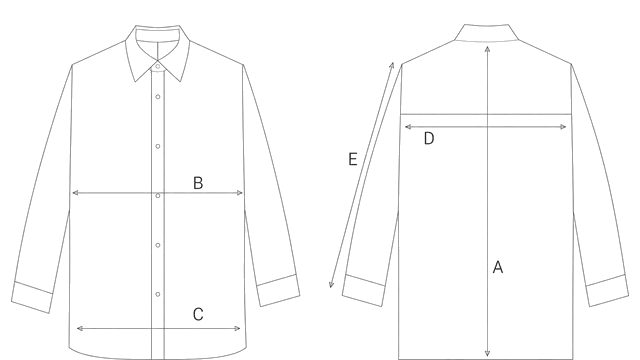 Guida misure CAMICIA OVERSIZE RIGHE