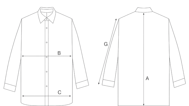 Guida misure CAMICIA OVERSIZE SATIN