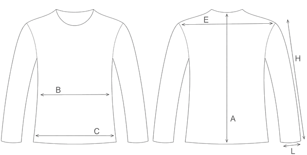 Guida misure BLAZER SMOCKING‌ IN LANA