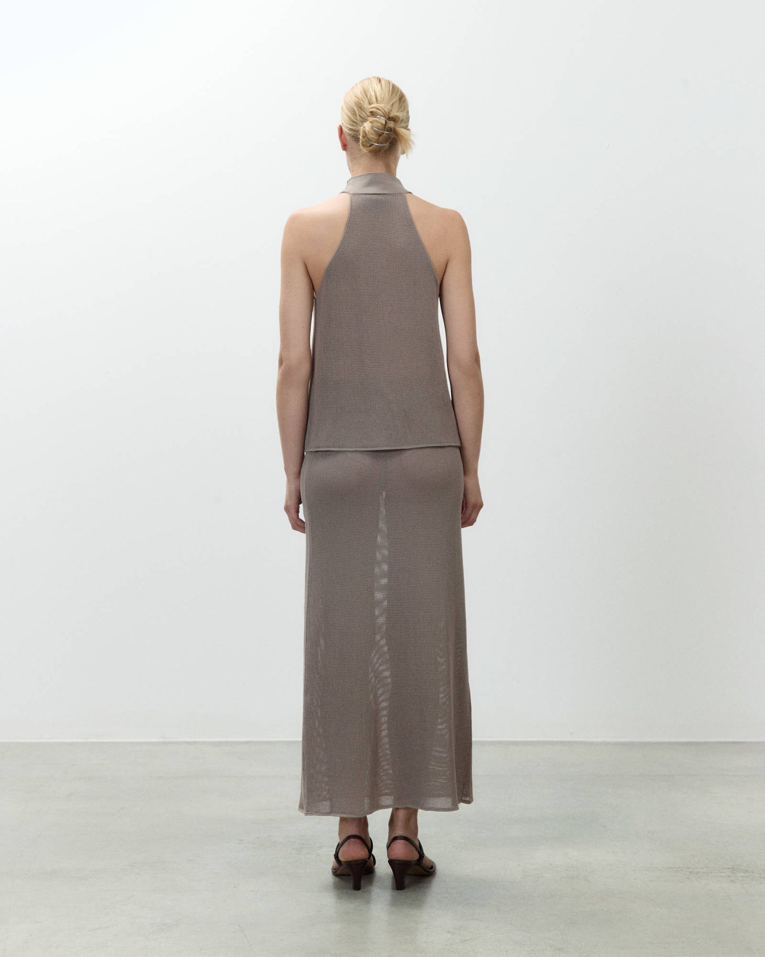 TOP HALTER IN MAGLIA