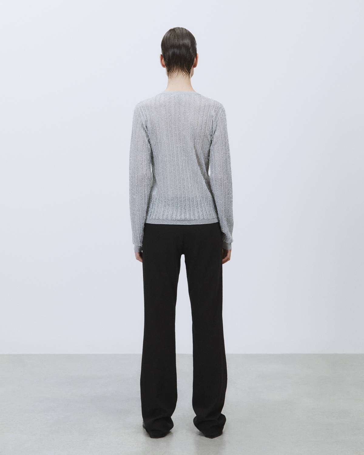 MAGLIA LUREX TRASPARENTE