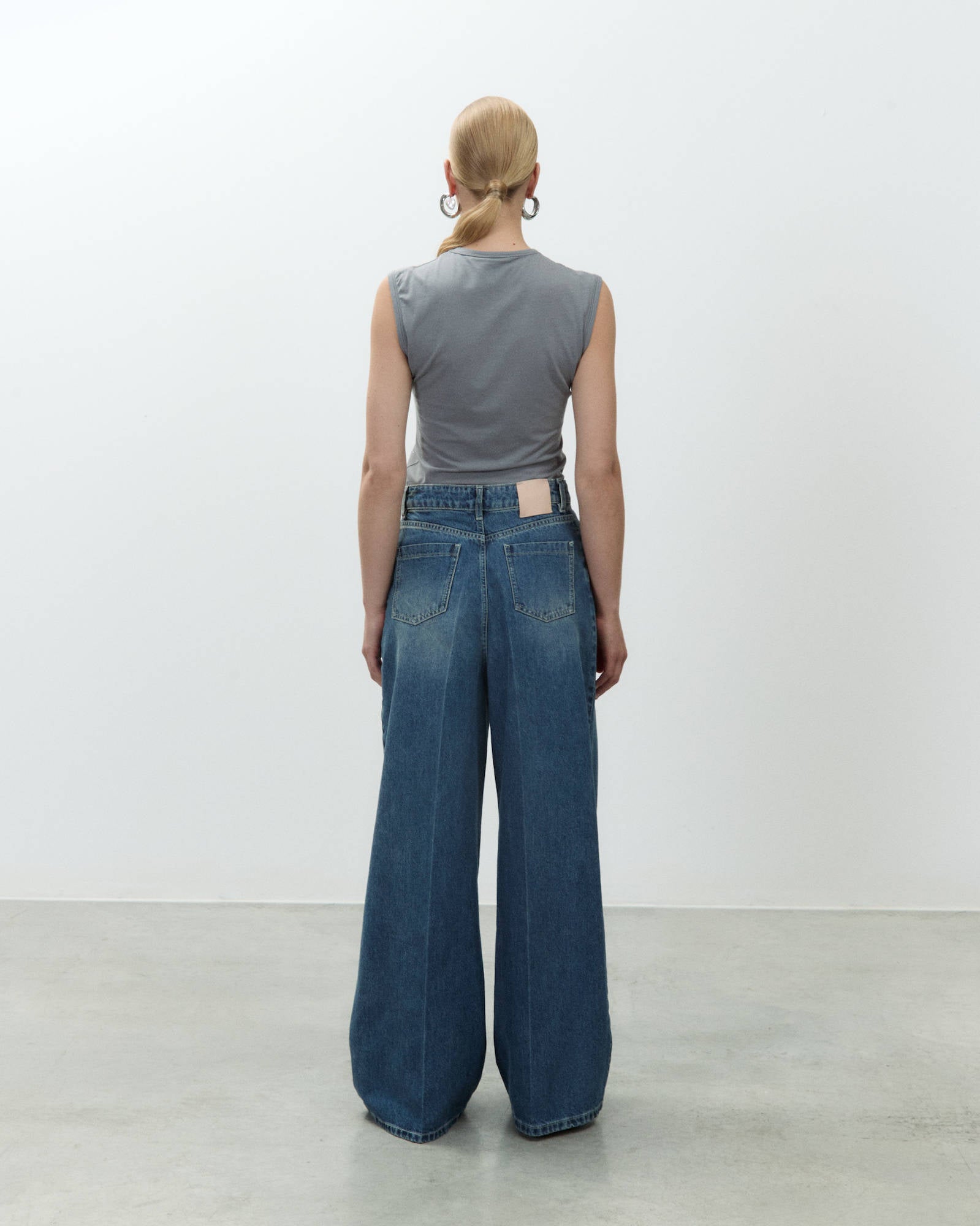 PANTALONE DENIM WIDE LEG