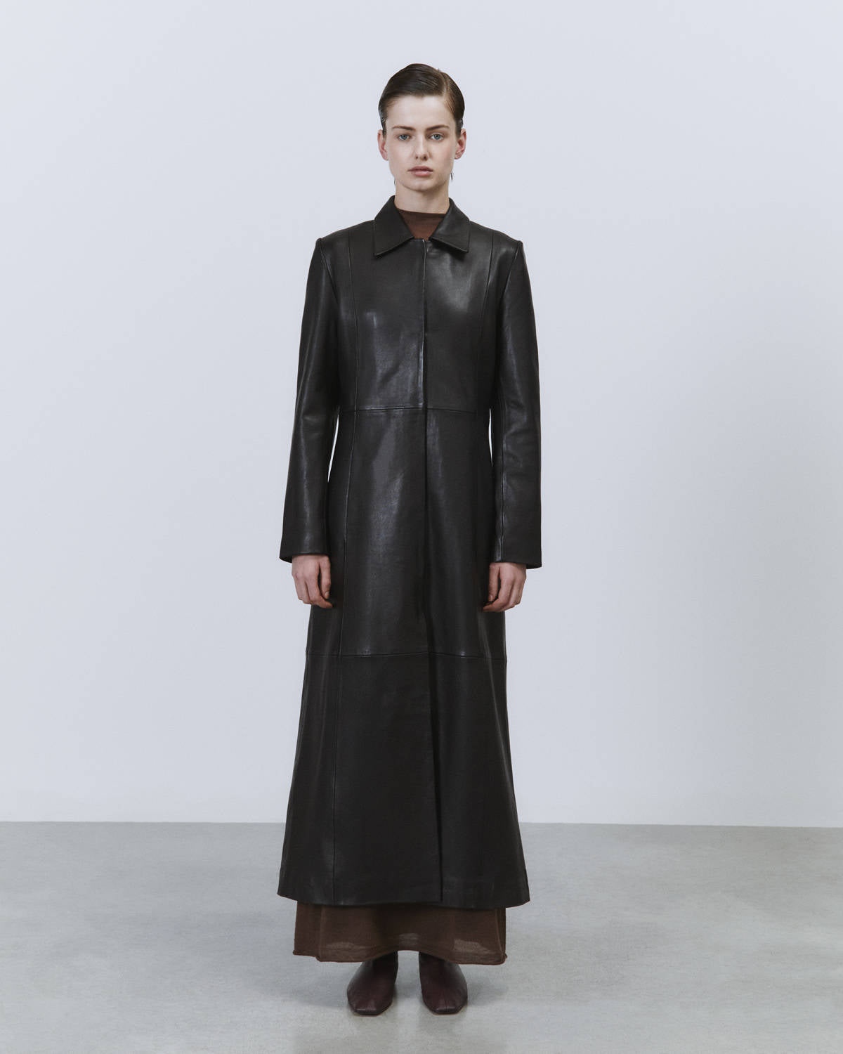 CAPPOTTO LUNGO PELLE