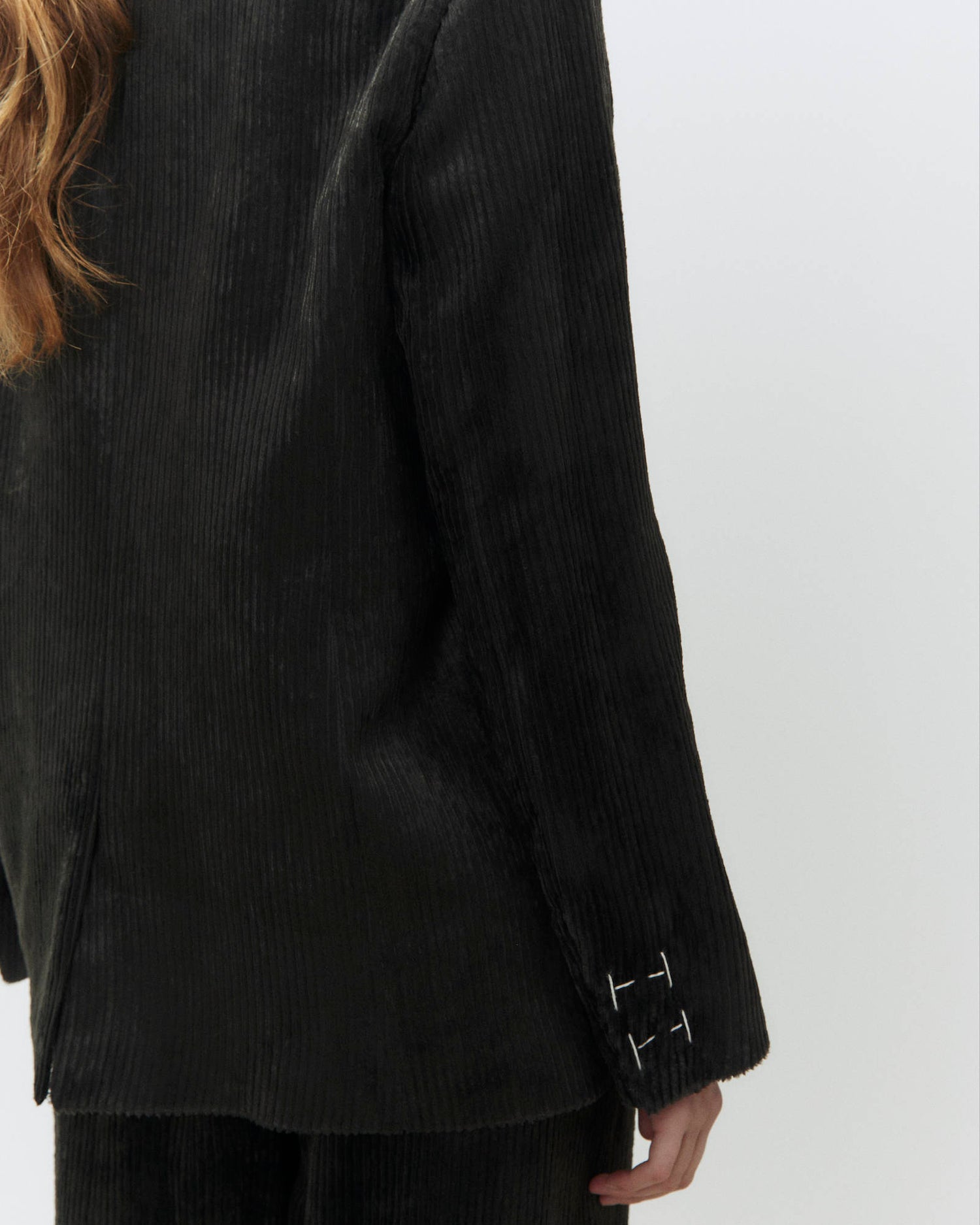BLAZER VELVET RIB