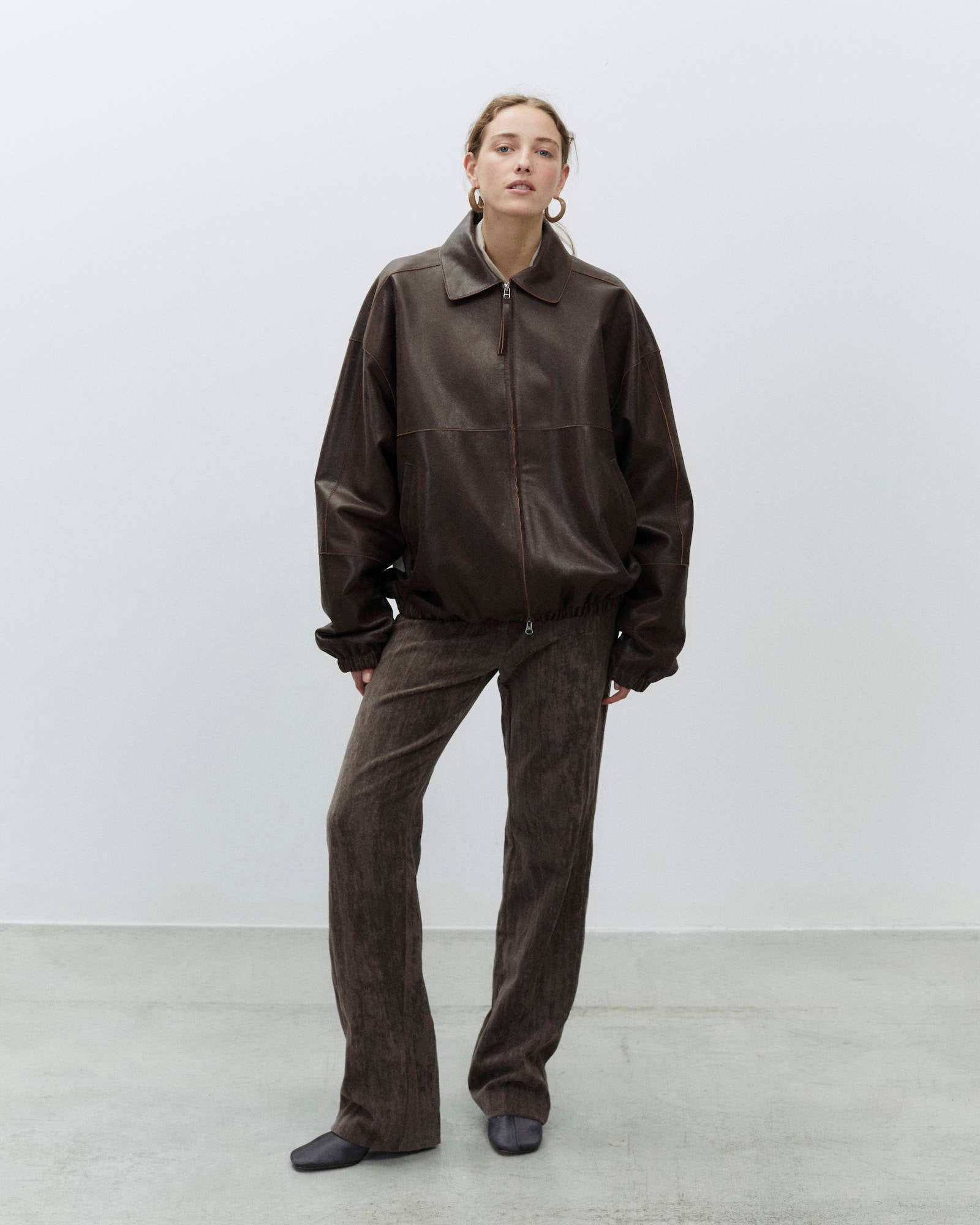 BOMBER HEAVY LEATHER