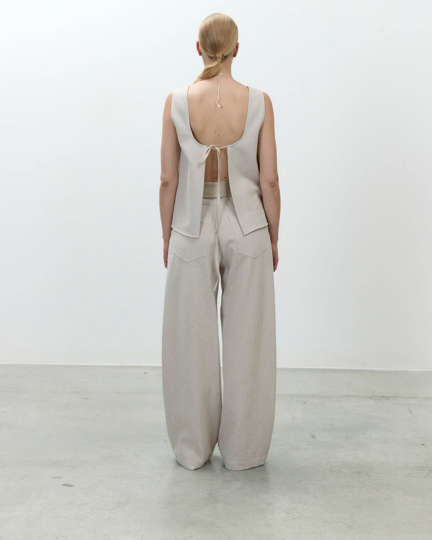 PANTALONE IN BULL CON BASCHINA