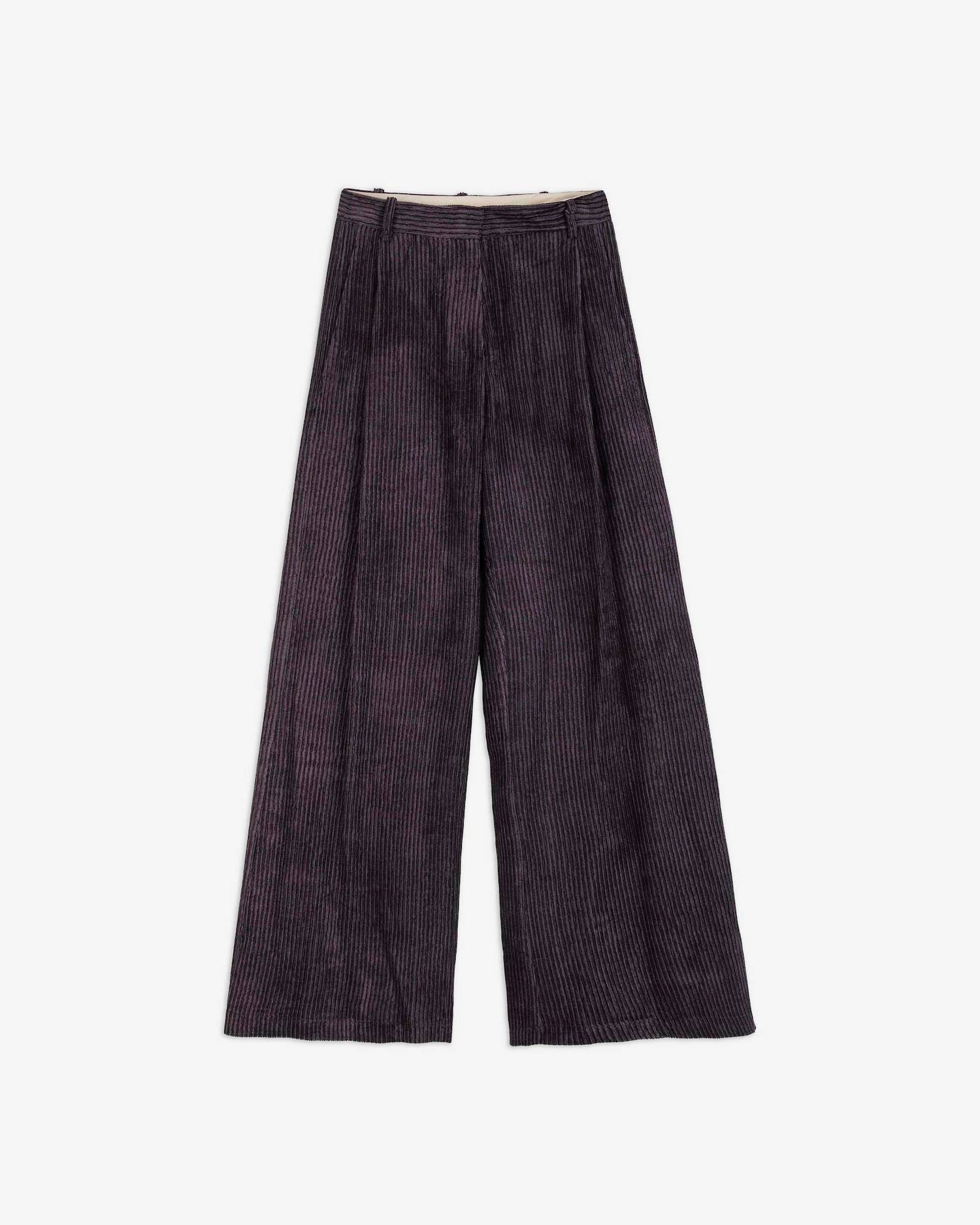 VELVET STRIPED PANTS