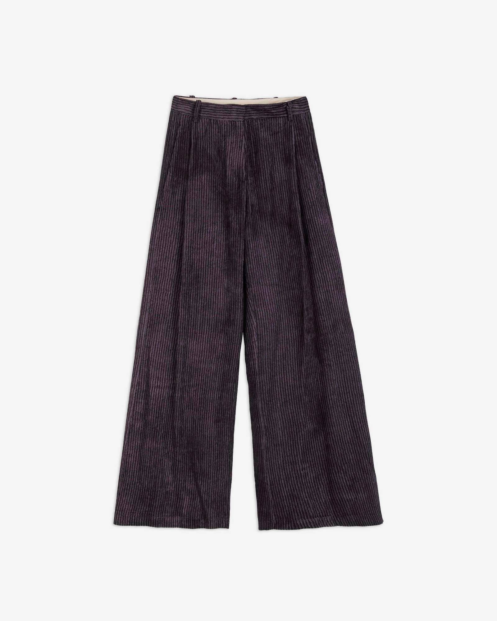 VELVET STRIPED PANTS
