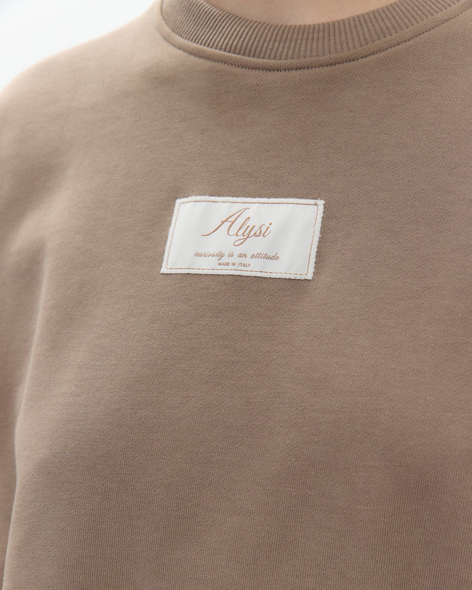 FELPA GIROCOLLO OVERSIZE