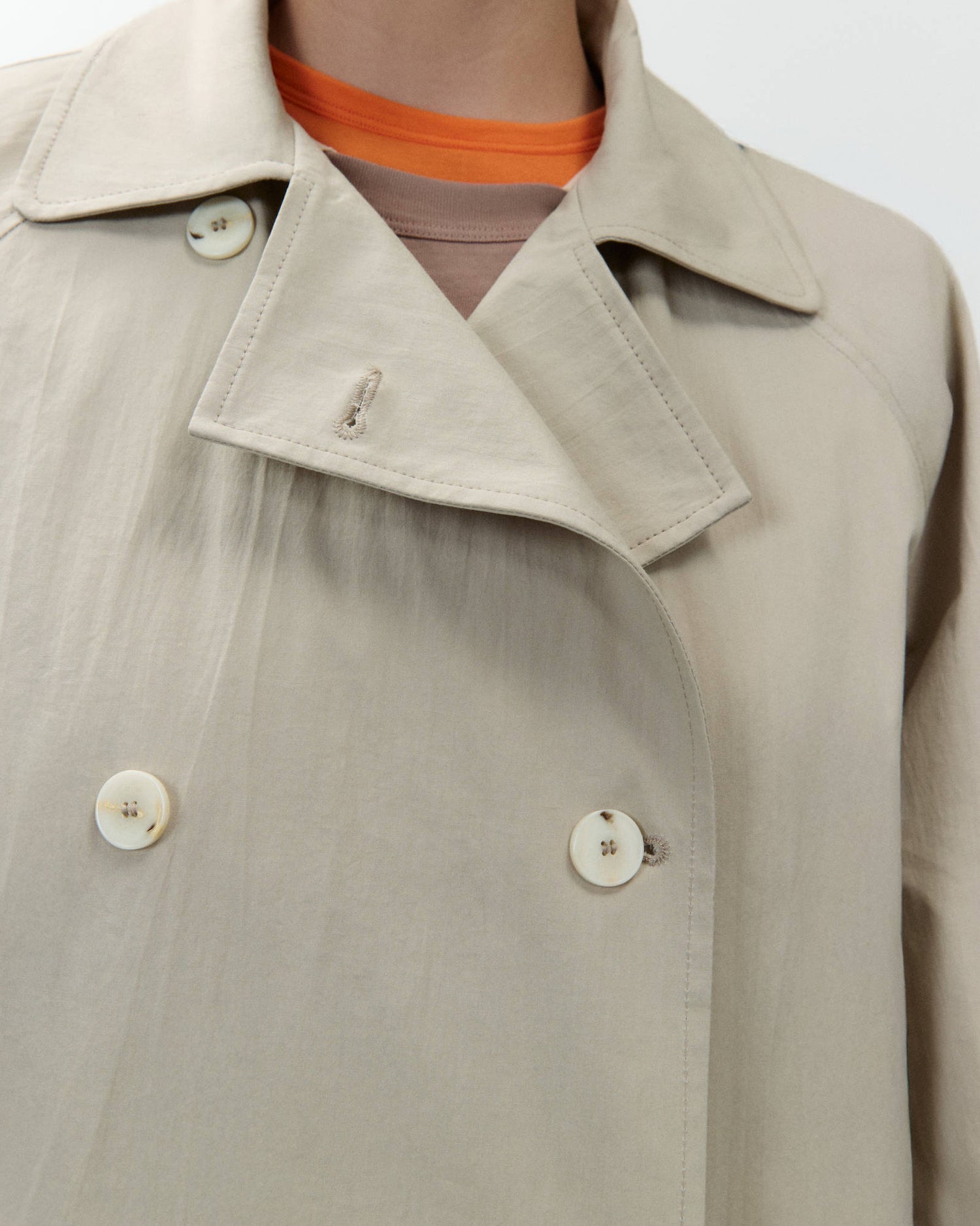 TRENCH LUNGO CRINKLE