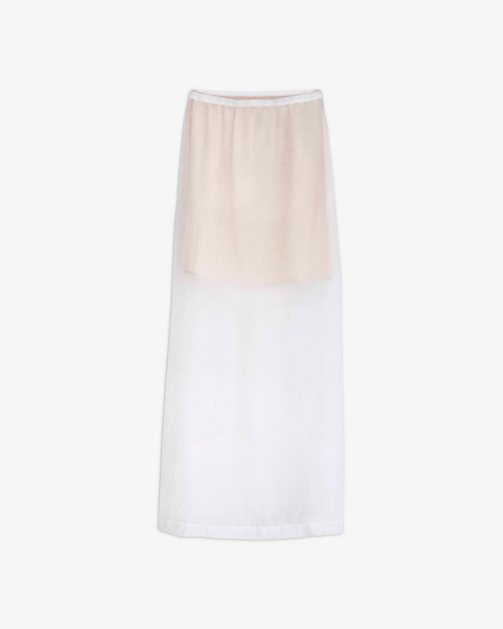 GONNA IN ORGANZA EFFETTO FRANGIA