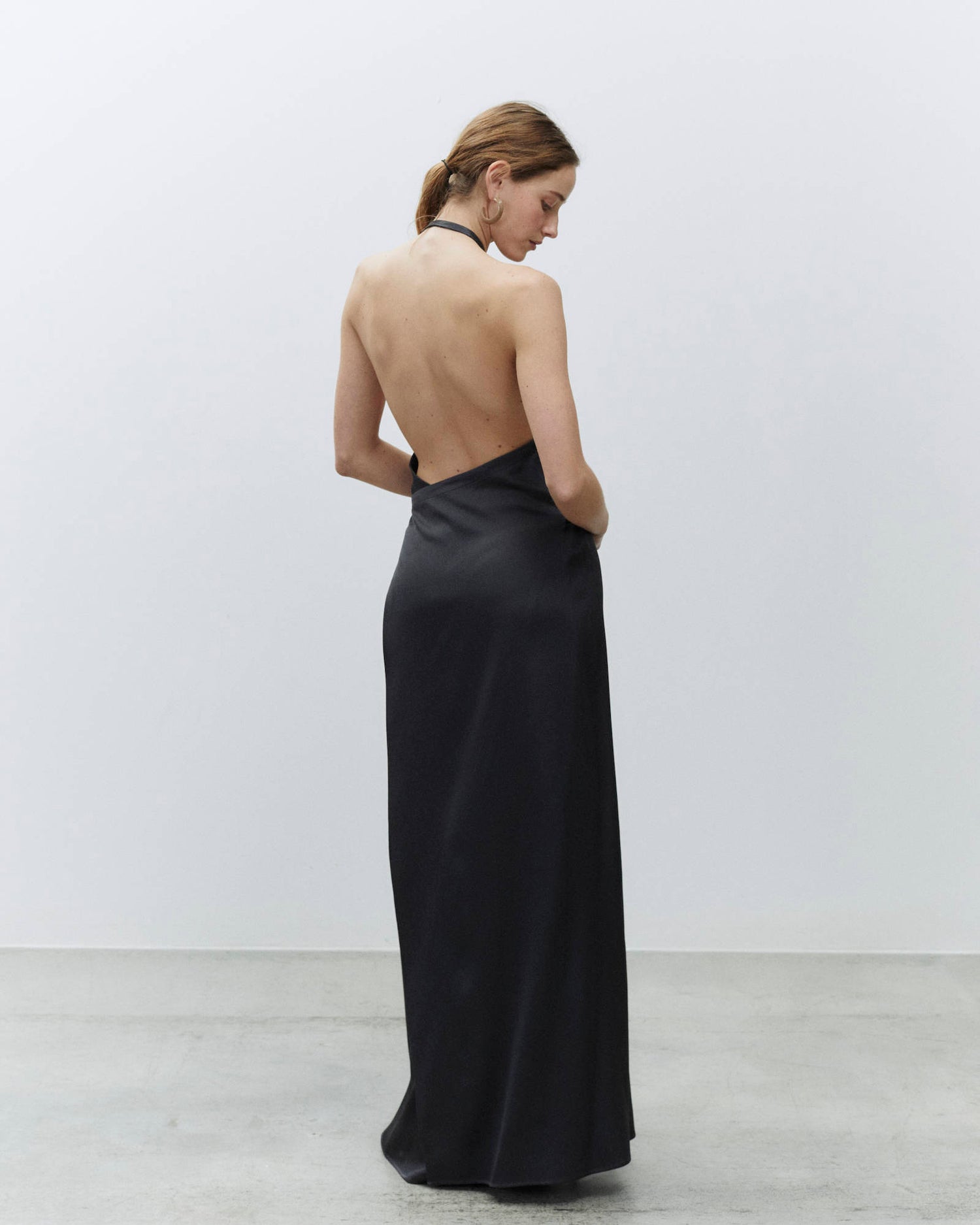 ABITO LUNGO SATIN