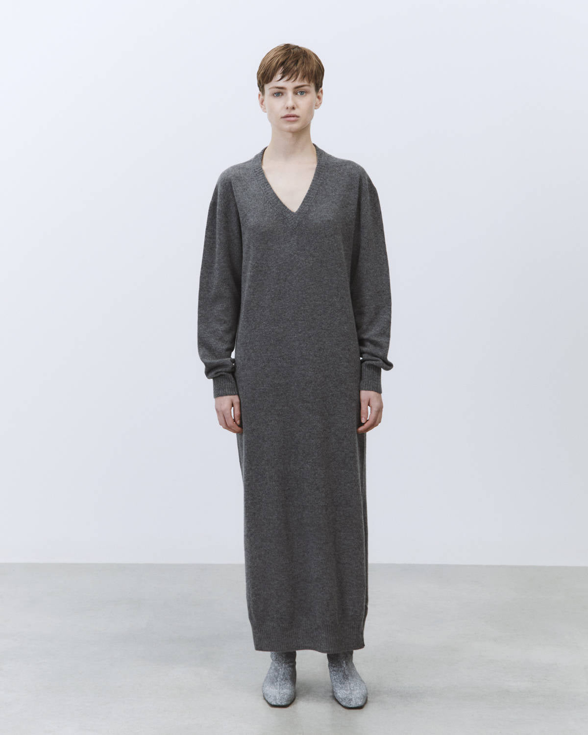 MAXI ABITO IN CACHEMIRE