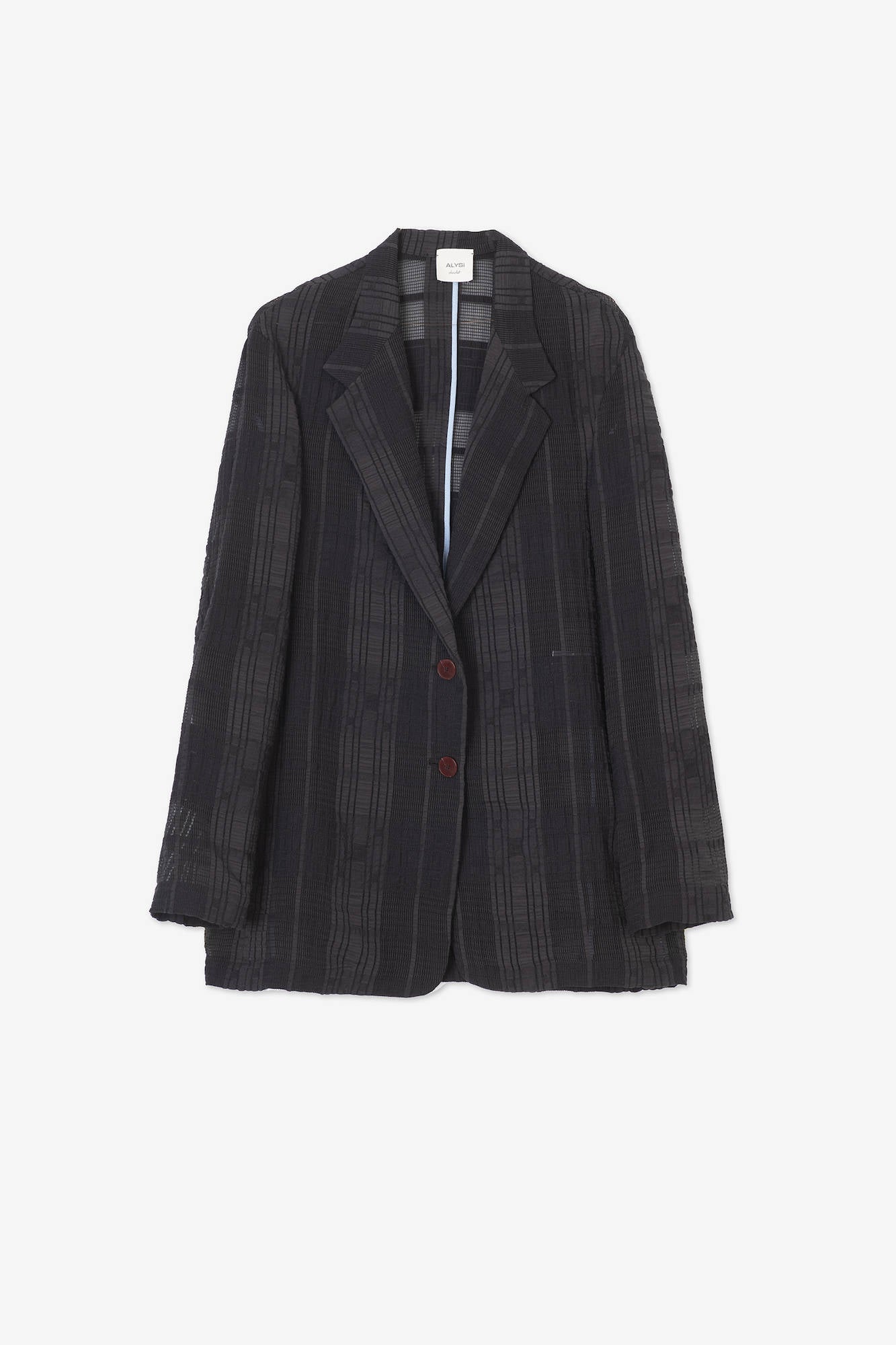 BLAZER MONOPETTO CHECK A JOUR