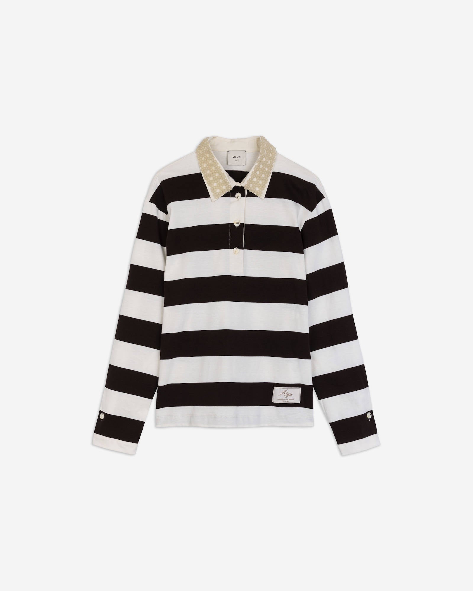 POLO MAXI STRIPES RICAMO