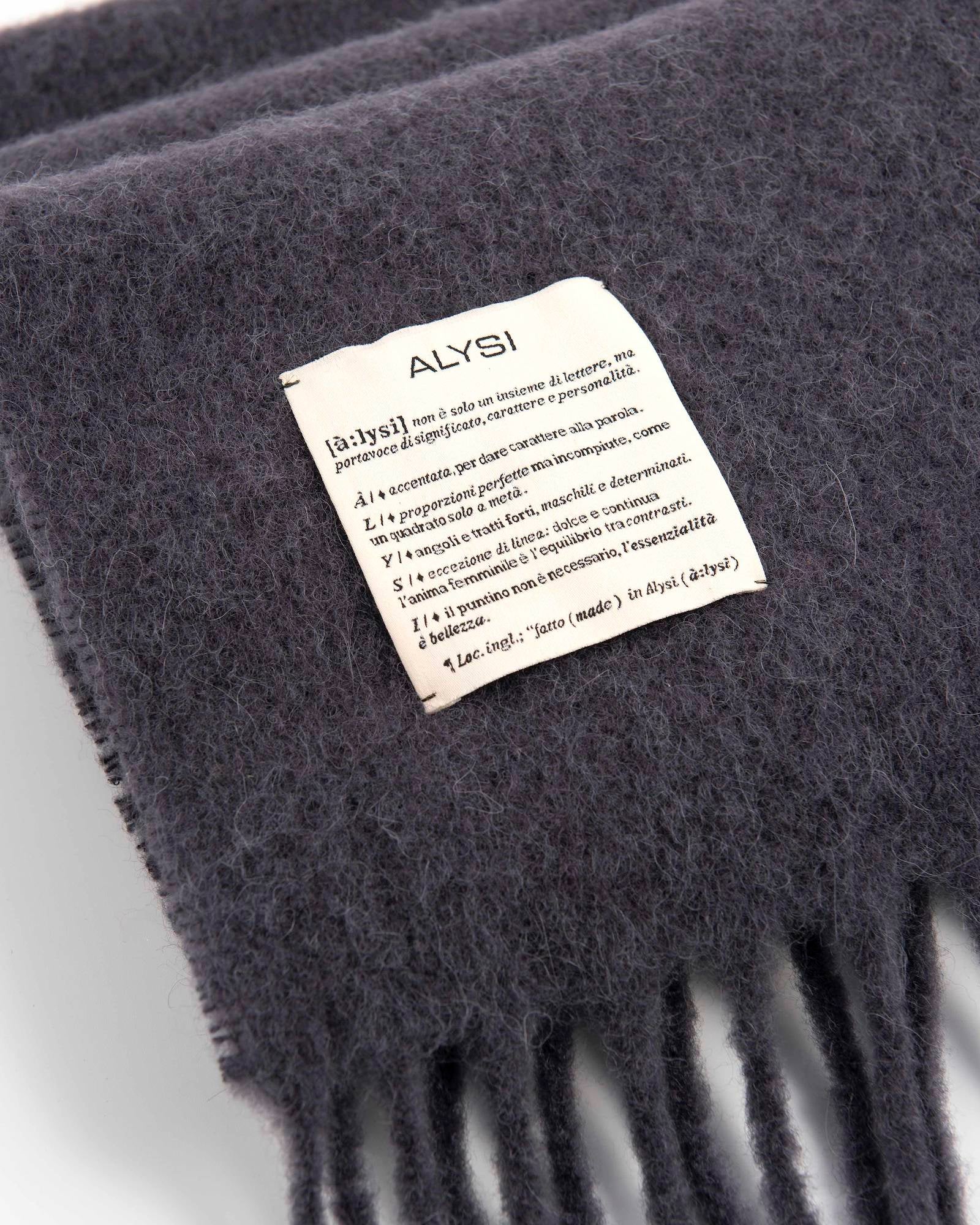 ALPACA WOOL BLEND SCARF