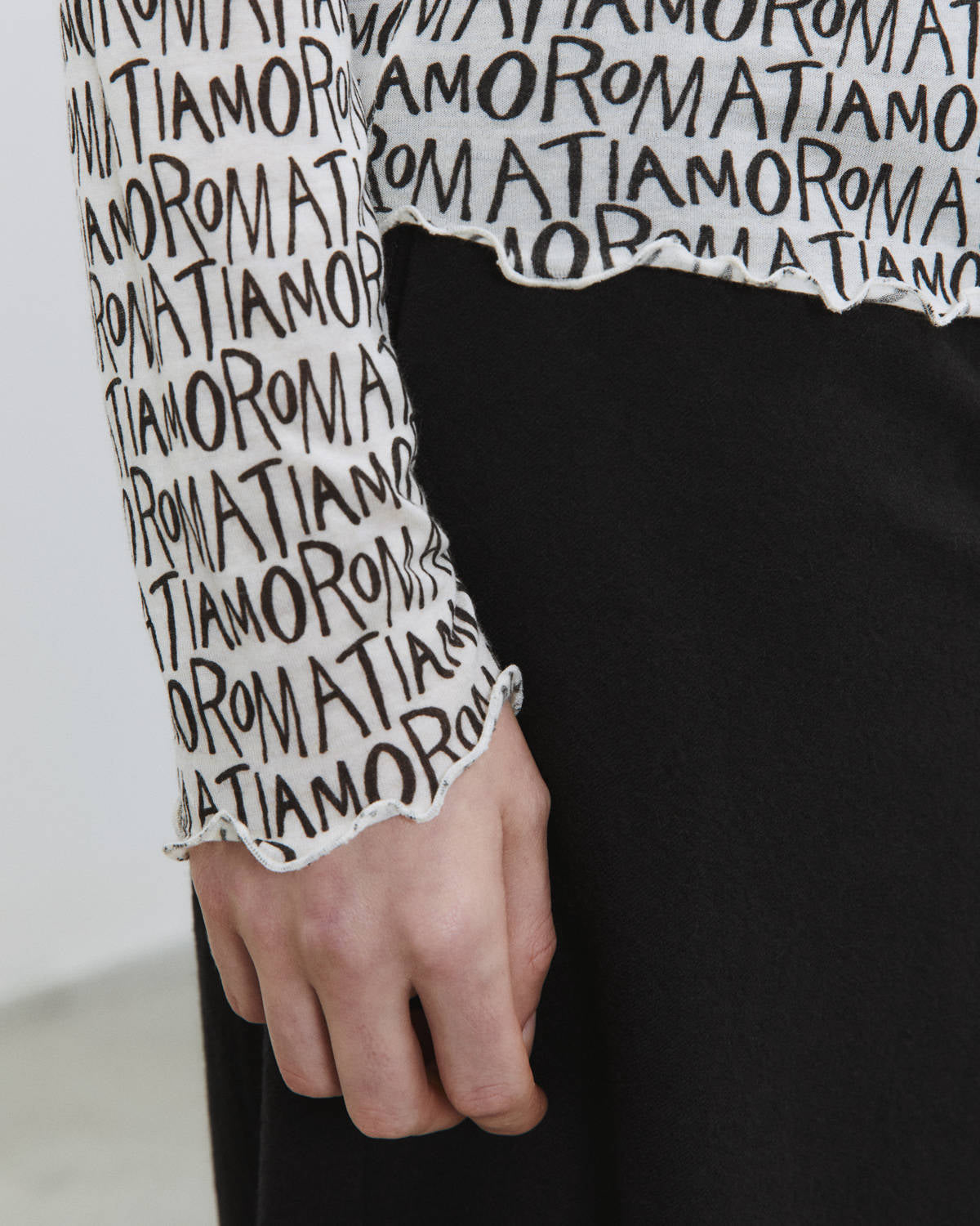 MAGLIA IN JERSEY STAMPATO ROME MAP